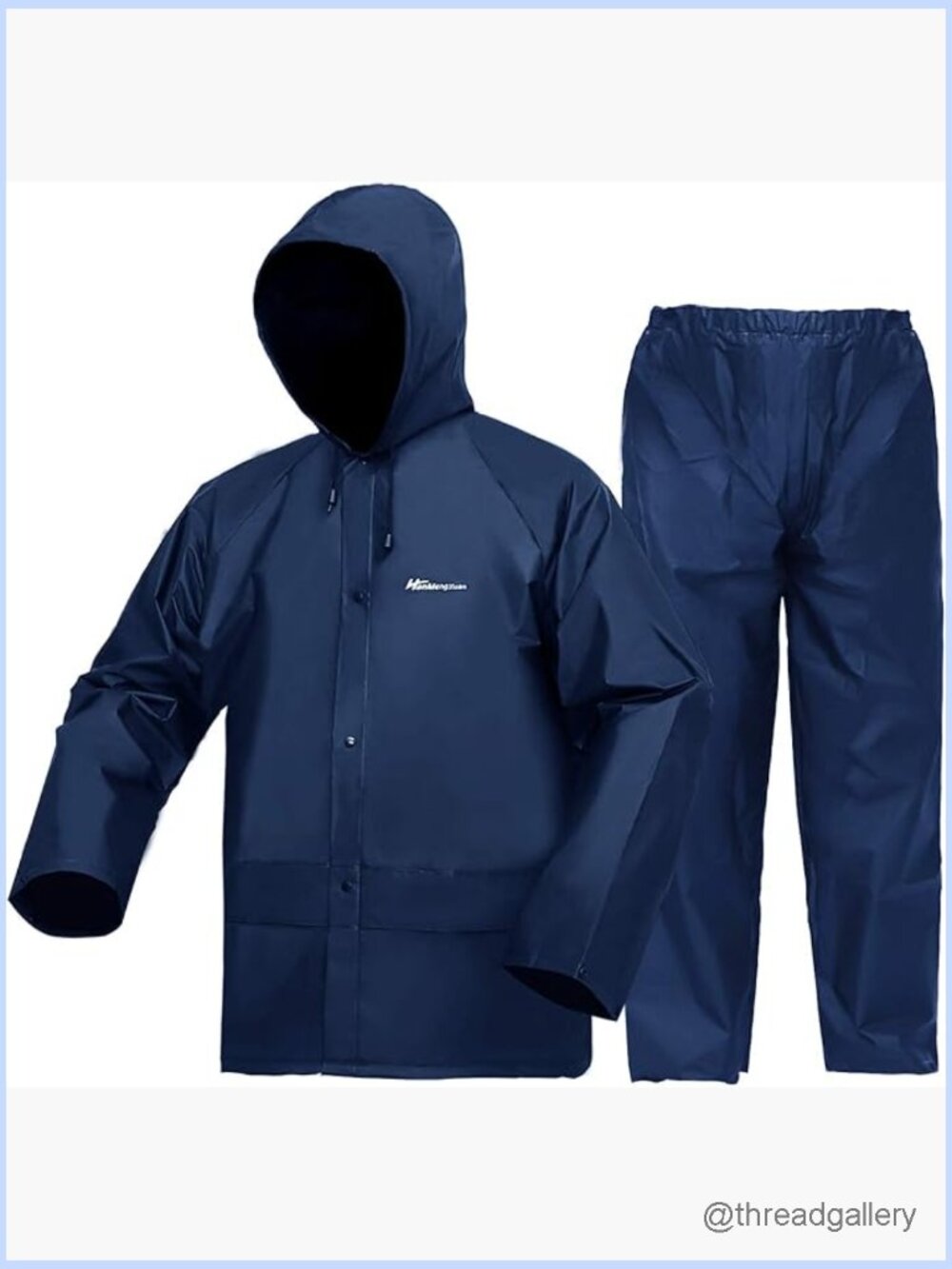 Ultra-Lite Waterproof Rain Suit Jacket Pants Set Unisex Adult